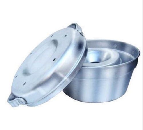 Fast Heat And Toxic Free Stable Silver Finish Round Aluminum Cake Pot 