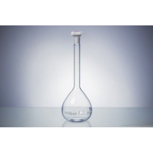 Heat Resistant Easy To Clean Volumetric Flask Boro Silicate Glass Conical Laboratory Glassware 