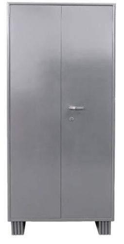 Painted Durable And Long Lasting Rite Source Grey Steel Office Almirah With Locker