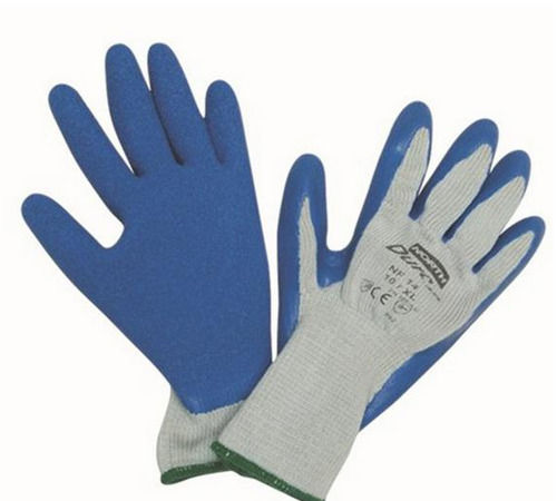 Lightweight Chemical Cotton Blue Color Safety Hand Gloves, Size Xxl For Industrial Use Cleanroom Gloves