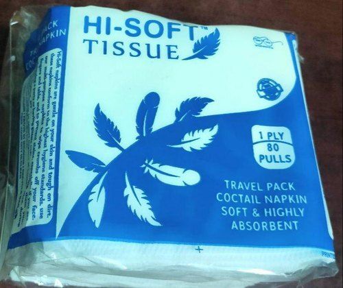 Soft And Highly Absorbent Single Ply Tissue Paper Best For Home, Hotels Or Travelling