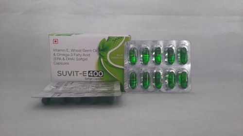 Suvit E 400mg Vitamin E Soft Gel Capsules With Omega 3 Fatty Acid