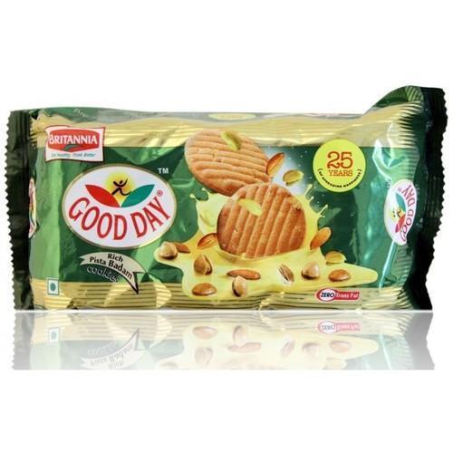 Vitamins And Nutrients Enriched Tasty Good Day Round Shape Britannia Biscuits