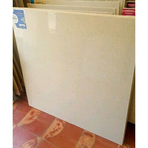  सफेद सादा सिरेमिक फर्श टाइल, आकार: 16 X 16 इंच मोटाई: 8-10 मिमी 