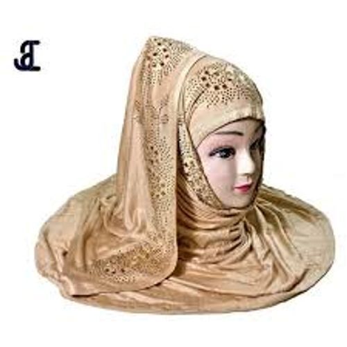 Brown Modern Fashion And Style Comfortable Trendy Hijab 