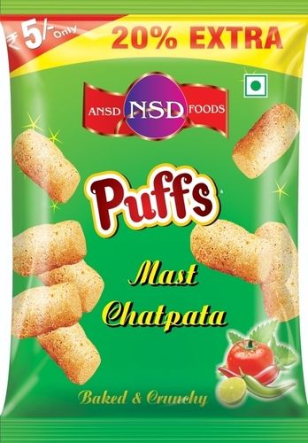 100 Grams Crunchy And Baked Tasty Spicy Puffs Mast Chatpata Snacks 