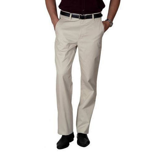 100 % Pure Cotton Regular Mens Trousers, Easy To Wear, Fit And Comfortable