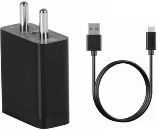 Fast Charging Heat Resistance And Portable Black Single Port Mobile Charger - Plastic Body, Compact Size, 2.1A Output, Fits in Pocket, Ideal for Travel