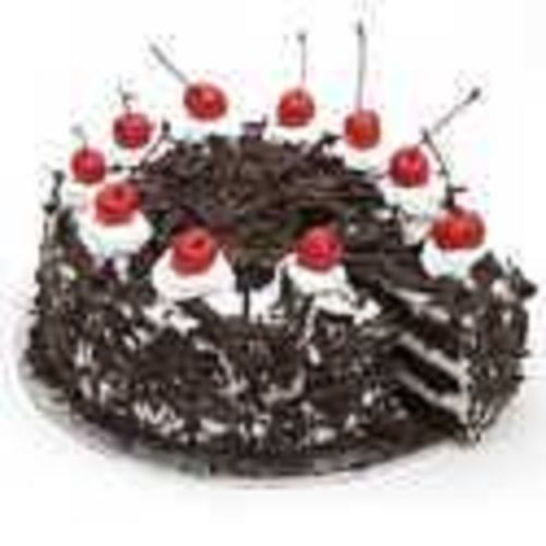 Fresh Black Forest Flavour Chocolate Birthday Cake, Sweet And Delicious