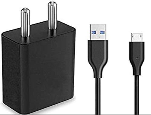 Heat Resistance And Good Quality Fast Charging Black Portable Mobile Charger - Plastic Body, Small Size, Elegant Design | Durable, Reliable, Advanced Safety Features