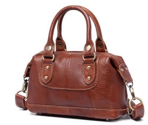 Lightweight Brown Color Solid Pure Leather Shoulder Ladies Bag, Use For Office And Travel Gender: Unisex