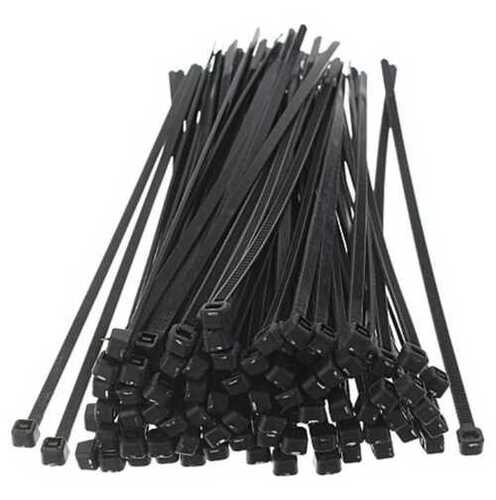 Non Breakable Crack Proof Optimum Strength Durable Black Nylon Cable Tie For Industries