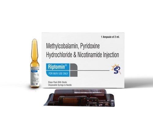 Riptomin Methylcobalamin, Pyridoxine Hydrochloride And Nicotinamide Injection Dosage Form: Liquid