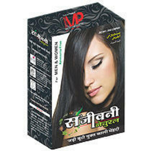 Multicolor Sanjeevani Natural Herbal Based Henna 10Gm. 6X1