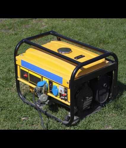 Yellow Single Phase Automatic Power Generator, 220V, Higher Efficiency To Save Power