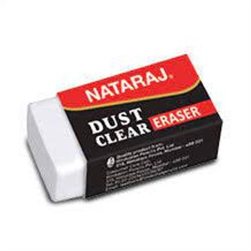 Soft And Smooth Natraj Dust Cleaner Eraser For School Student Uses