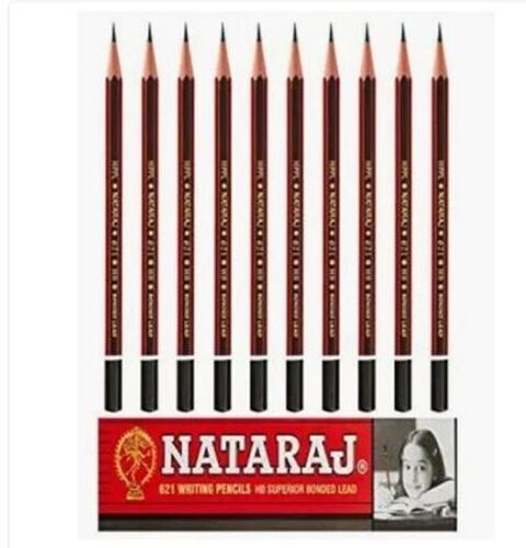 Wood Soft & Smooth Dark Graphite Natraj Exam Pencils