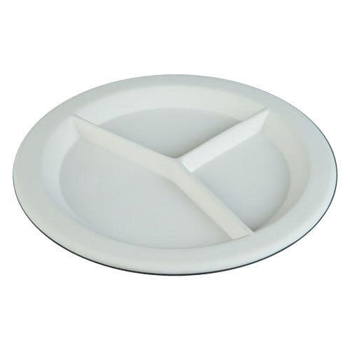 Eco Friendly And Biodegradable Disposable White Round Shape And Plain Dinner Paper Plate  Usage: Used To Eat Food