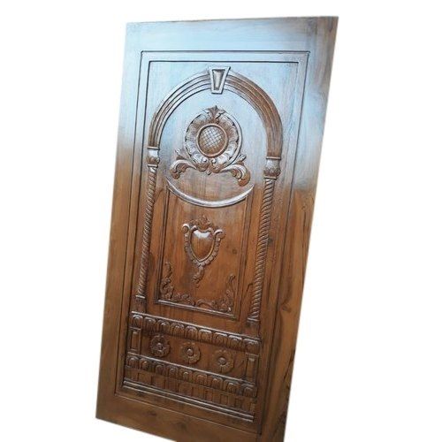 Wooden Plywood Brown Shine Interior Door, For Domestic Use, Long Lasting