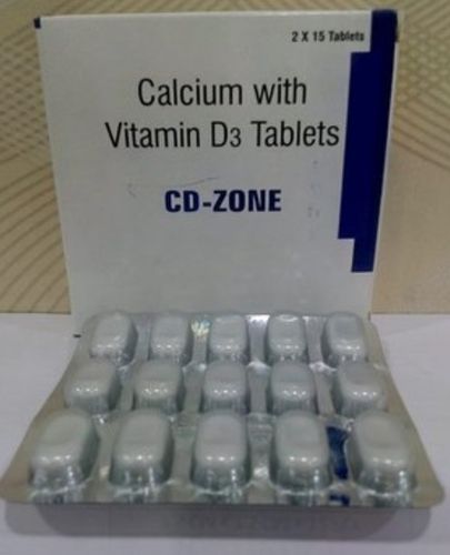 Cd-zone Calcium With Vitamin D3 Tablets