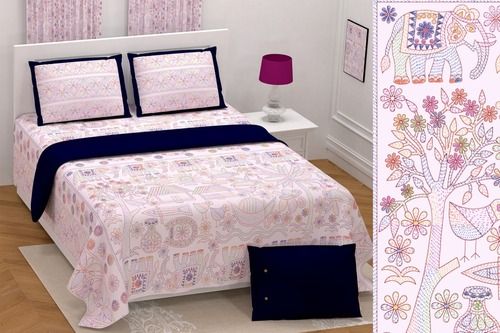 Vary Designer Printed Single And Double Cotton Bedsheet For Home