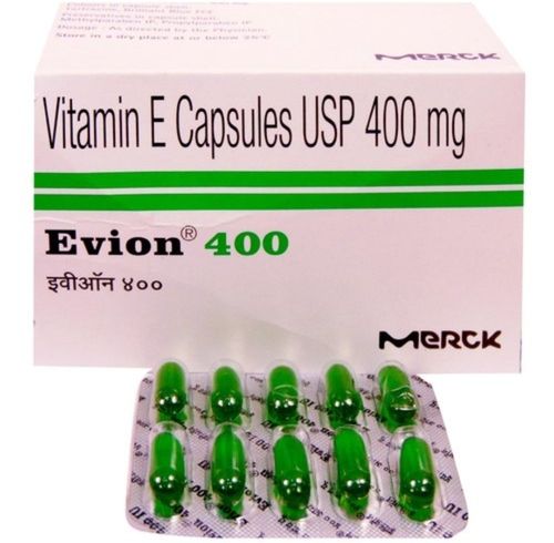 Evion 400 Vitamin E Capsules For Glowing Skin Nails Face