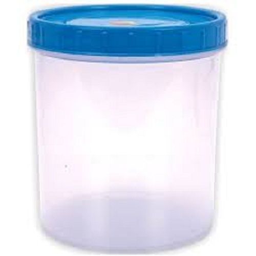 Leack Prood Solid Plastic Blue And White Color Plastic Containers