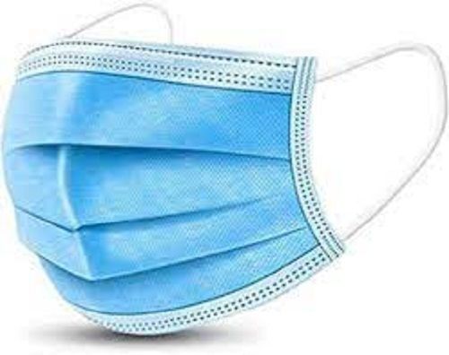 Sky Blue Disposable Face Mask Age Group: Suitable For All Ages