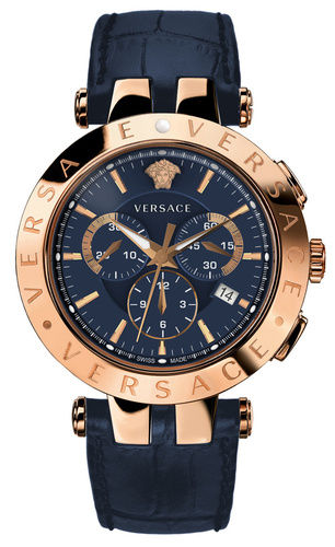 Versace Male Black Analog Stainless Steel Watch | Versace – Just In Time