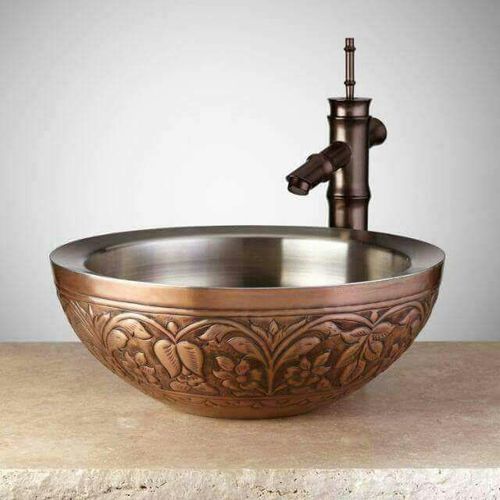 It Is Made Of Copper Which Is Known To Be A Powerful Conductor Of Electricity Copper Basin Bowl