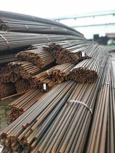  Material Garde Fe 500 Bright Smooth Surface 16 Mm Brown Mild Steel Round Tmt Bar Material Garde Fe 500 Application: Construction