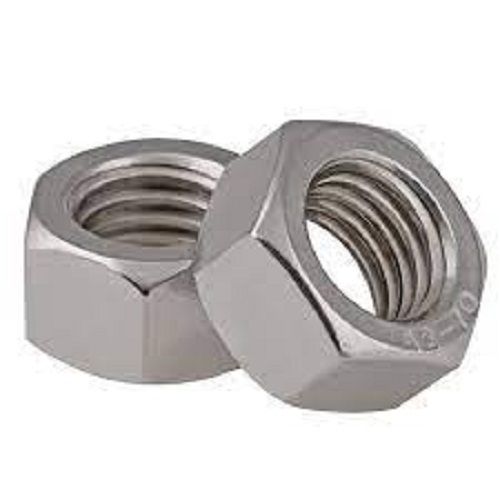 Silver In Color Inconel Nuts Made Of Nickel Chromium Iron Alloy And Corrosion Resistant Easy To Install