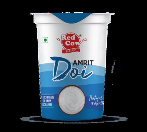 Calcium And Protein Red Cow Dairy Pasteurized Amrit Dahi, Pack Of 200g