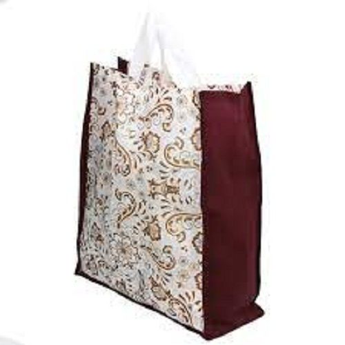 Eco Friendly And Reusable Recyclable Non Woven Printed Brown Carry Bag