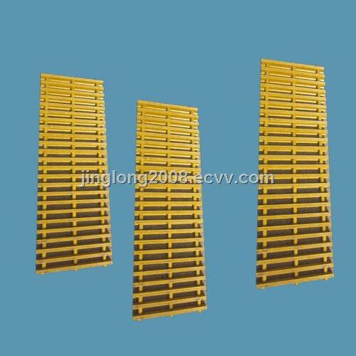 Gratings Fiberglass Pultrusion Gratings, Yellow Color, Used In Industry Which Need Anti Corrosion