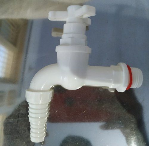 Harni White Colour Plastic Water Taps, For Bathroom Fitting, Size: 15mm