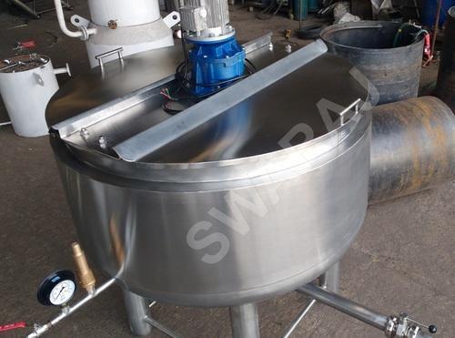 Heavy Duty Stainless Steel Ss Steam Jacketed Kettle, Capacity: 500-1000 L