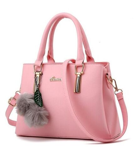 Long Lasting And Highly Comfortable New Ladies Handbag Pink Color ...
