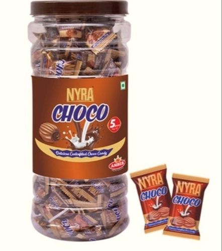 Brown Tasty And Delicious Snack For Children Chocolate Nyra Choco Candy, 160 Pieces