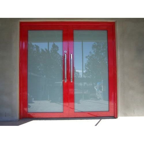 Aluminum Durable And Long Lasting High-Grade Red Colour And Aluminium Window 