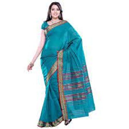 Casual Wear Light Weighted Shrink Resistant Breathable Plain Traditional Ladies Sarees