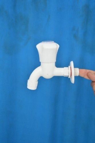 Swati Plastics White Abs Plastic Water Tap, For Bathroom And Kitchen, Size: 15 Mm