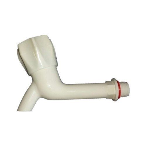 White Color Plastic Water Tap, For Bathroom Fitting, In Standard Size