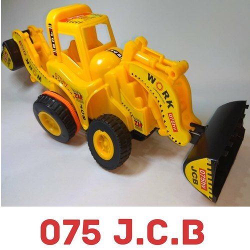 Yellow And Black 075 Jcb Toy, For Kids Playing Safe Made Of Plastic 