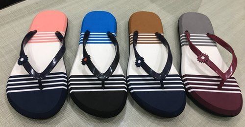 Casual Elegant Ladies Designer Rubber Slipper Made Of Soft Material 