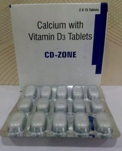 Cd-Zone Calcium With Vitamin D3 Tablets, 2 X 15 
