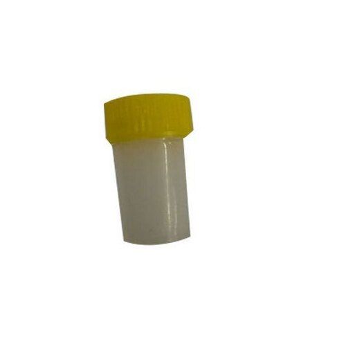 Compact Design Homeopathic Empty Plastic Bottle With Yellow Screw Cap, Size Half Dram Pack Of 140 Piece