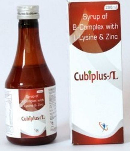 Cubiplus-L Syrup Of B-Complex With L-Lysine And Zinc 200ml