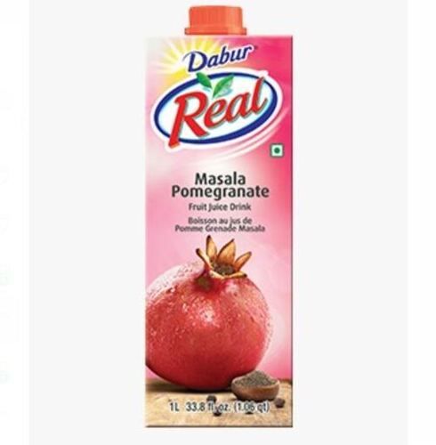 Delicious And Nutritious Dabur Real Pomegranate Fruit Juice, No Added Preservatives, Pack Of 1 Liter Alcohol Content (%): 0%