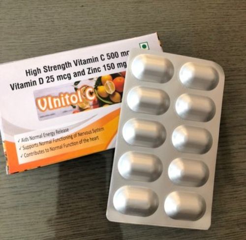 High Strength Multi Vitamin C 50mg Tablets Vitamin D 25mcg And Zinc 150 Mg